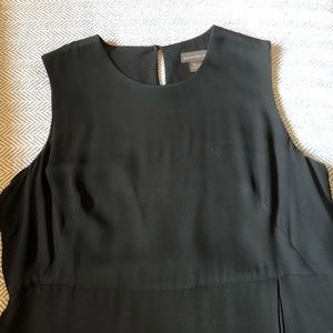 Black Banana Republic maxi dress with wrap skirt